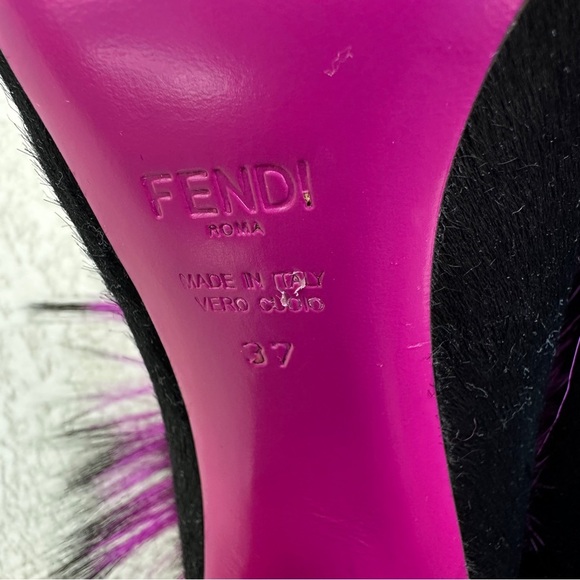 Fendi fox fur trim boots - Picture 10 of 14